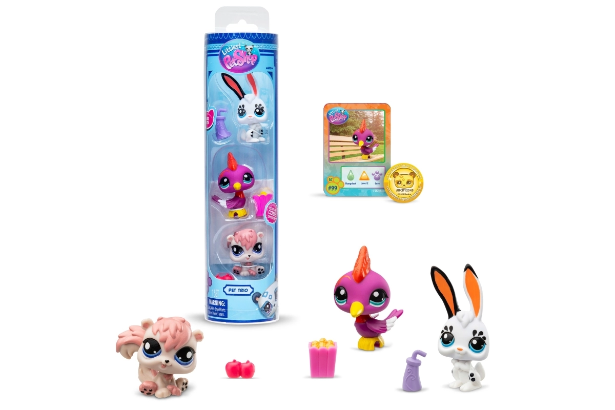 Littlest Pet Shop Pet Trio Tuba Séria 2 figúrky