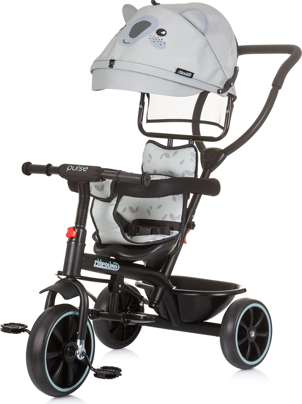 Trojkolesový bicykel so strieškou Pulse 2v1