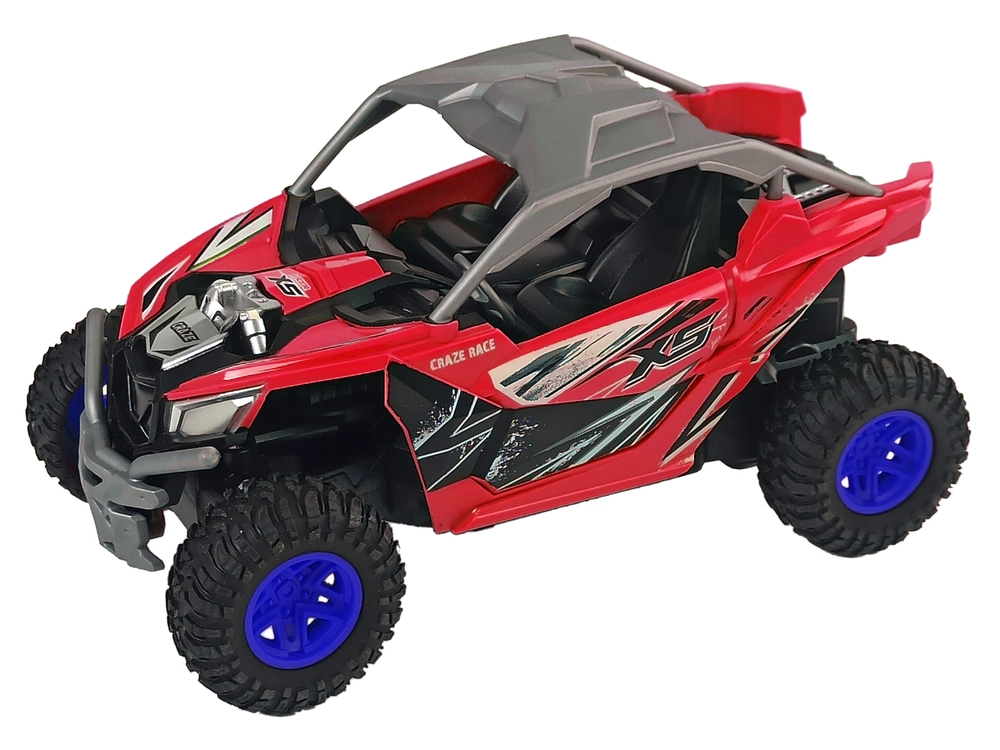 E-shop Terénne auto na diaľkové ovládanie Cross Country červené