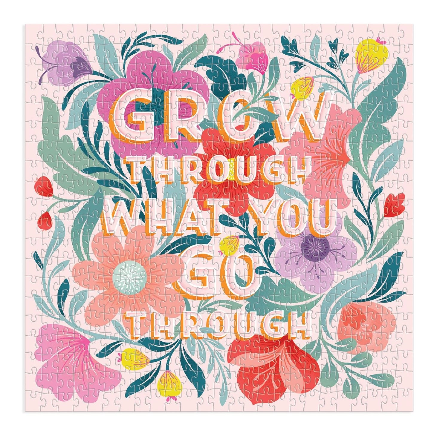 E-shop GALISON Čtvercové Grow through what you go through 500 dielov