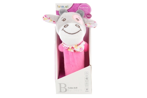 Lamps Hrkálka pískacia ružová kravička