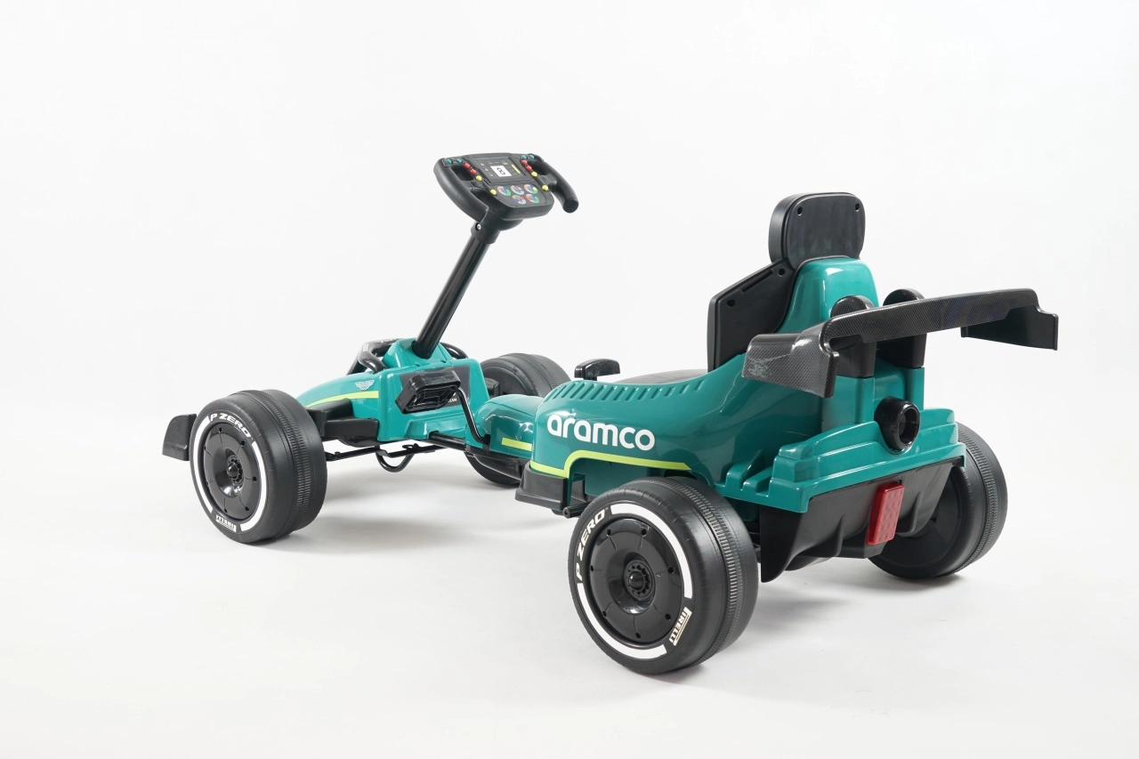 Šliapacia motokára ASTON MARTIN zelená