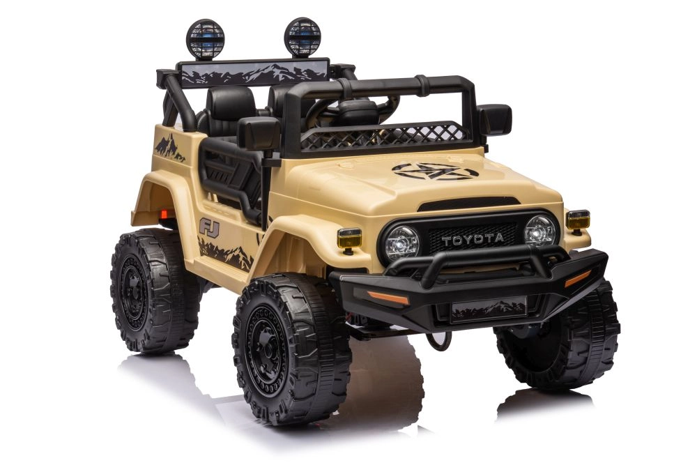 E-shop LeanCars Elektrická autíčko Toyota FJ khaki 4x45W BATÉRIA 12V7Ah 2023