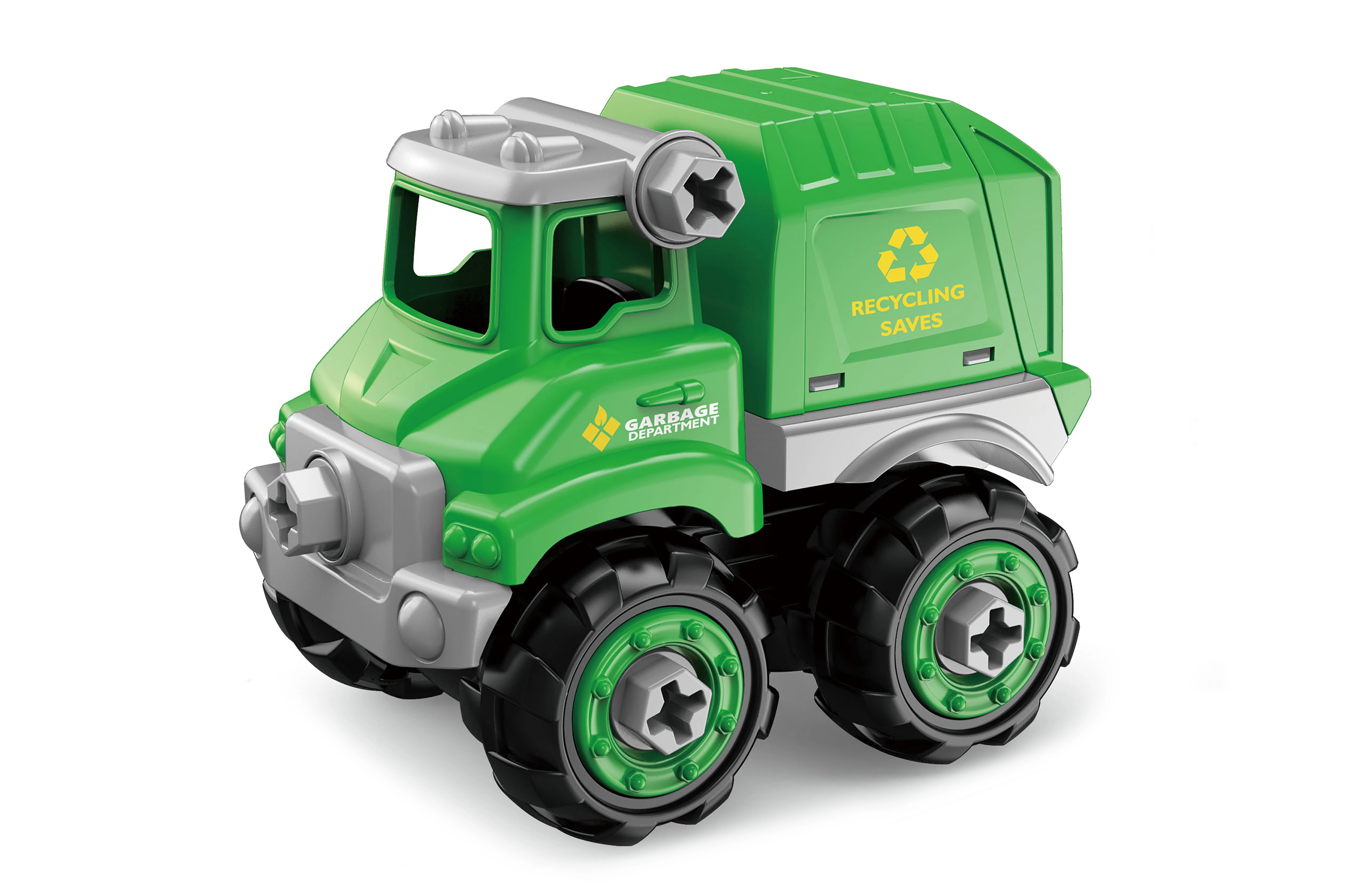 Skrutkovací smetiarske auto 16 cm