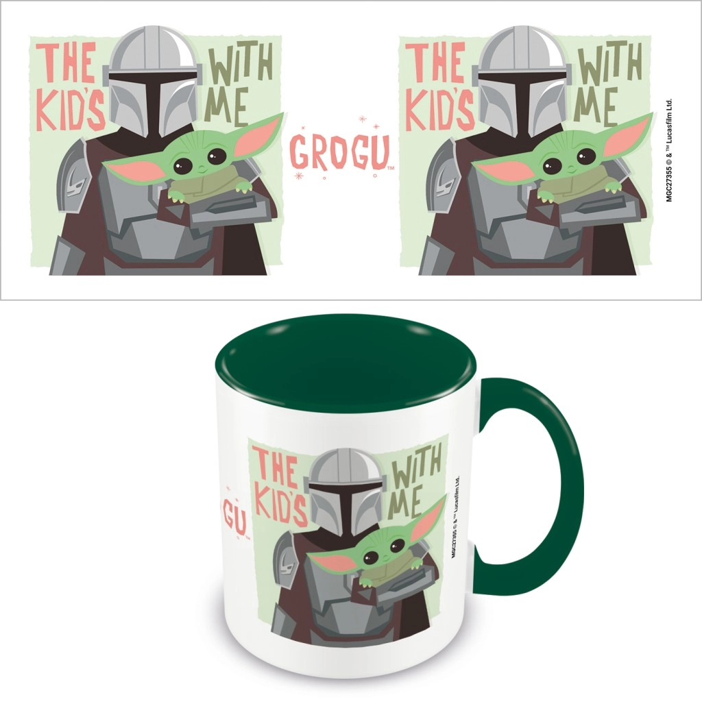 E-shop Epee Mandalorian Hrnček The Kids With Me 315 ml
