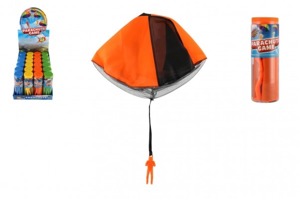 E-shop Teddies Parašutista s padákem létající 9 cm v tubě