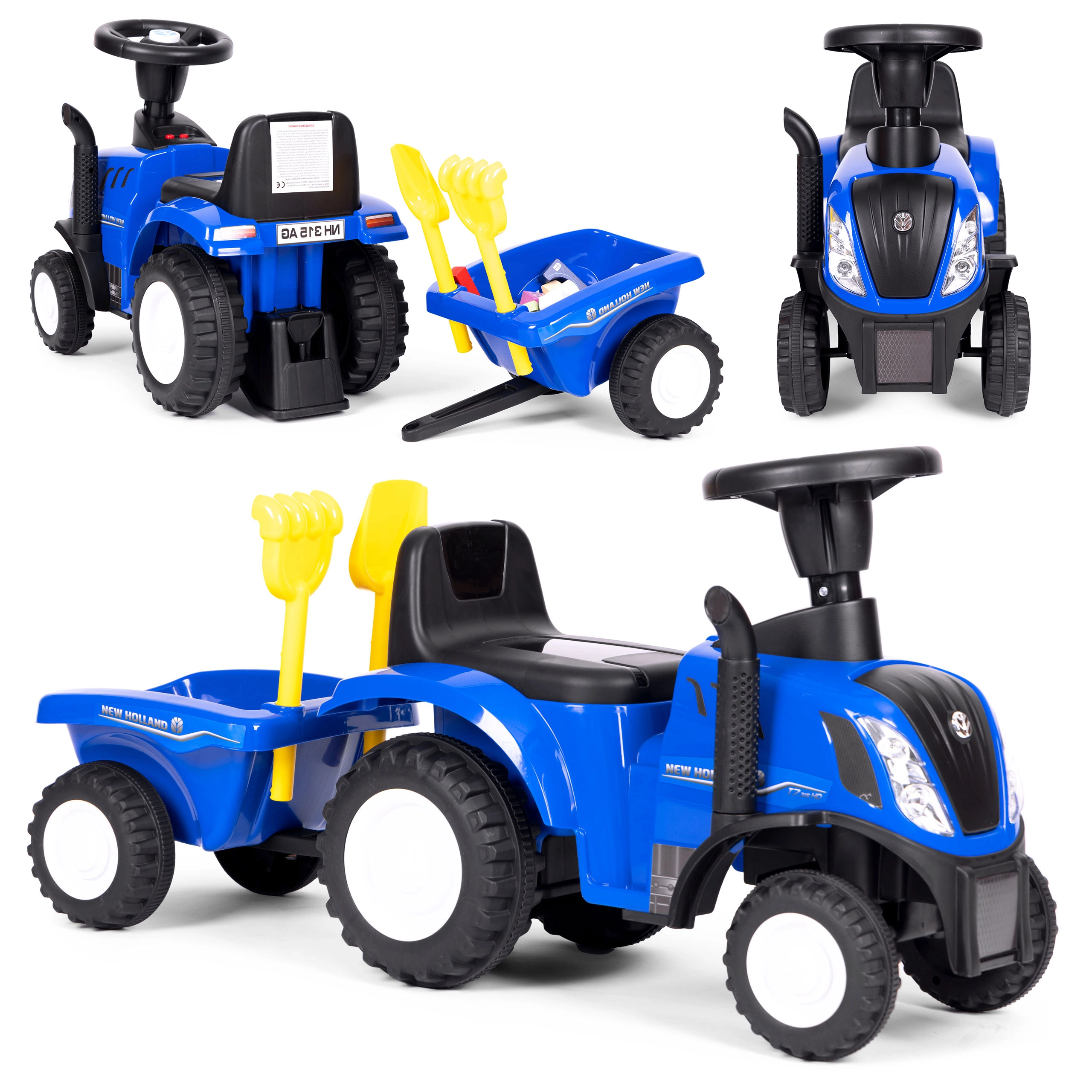 Multistore Traktor modré