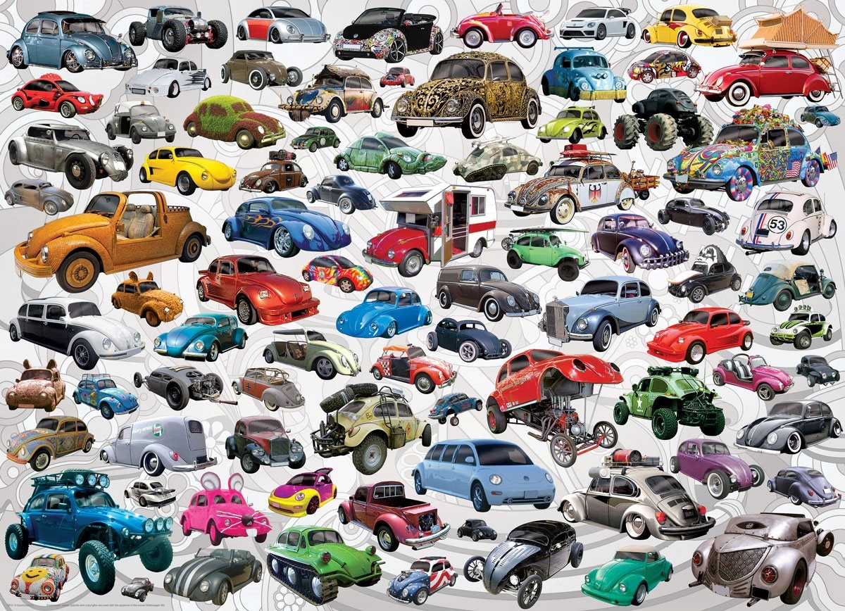 E-shop Puzzle EUROGRAPHICS Aký je tvoj chrobák? – 1000 dielikov