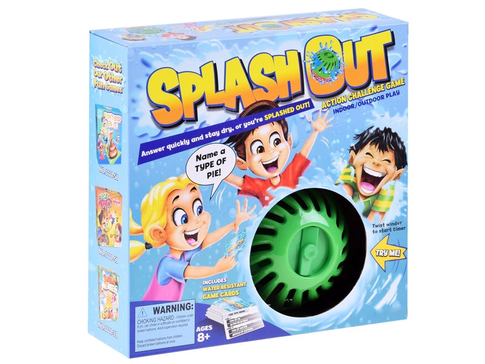Vodná hra Splash Out - Otázky na čas