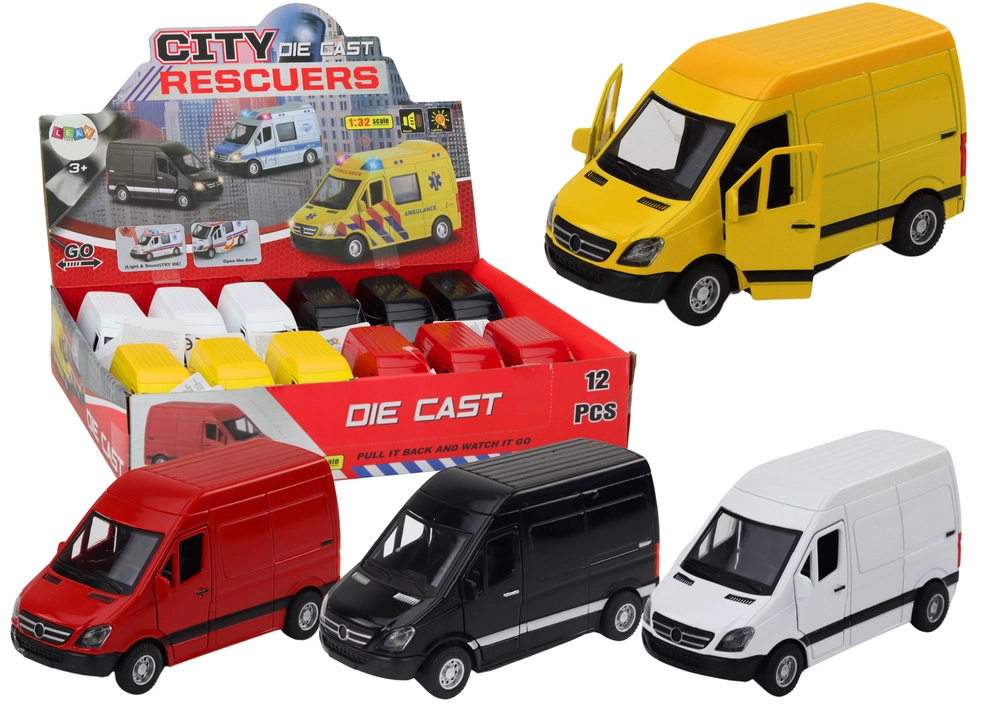 E-shop Detské Dodávkové Auto 1:32 Svetlá Zvuky Rôzne Farby