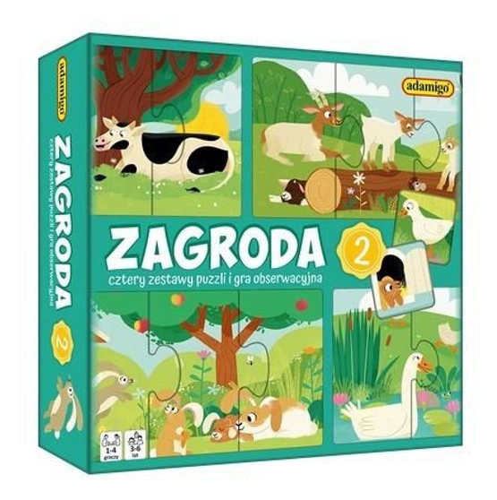 E-shop Pozorovacie puzzle Farma 2 – edukačná hra pre najmenších