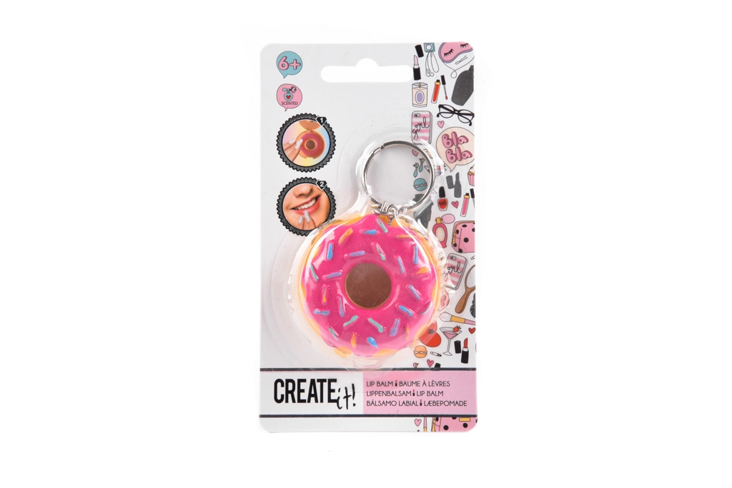 E-shop Balzam na pery donut s príveskom ružový