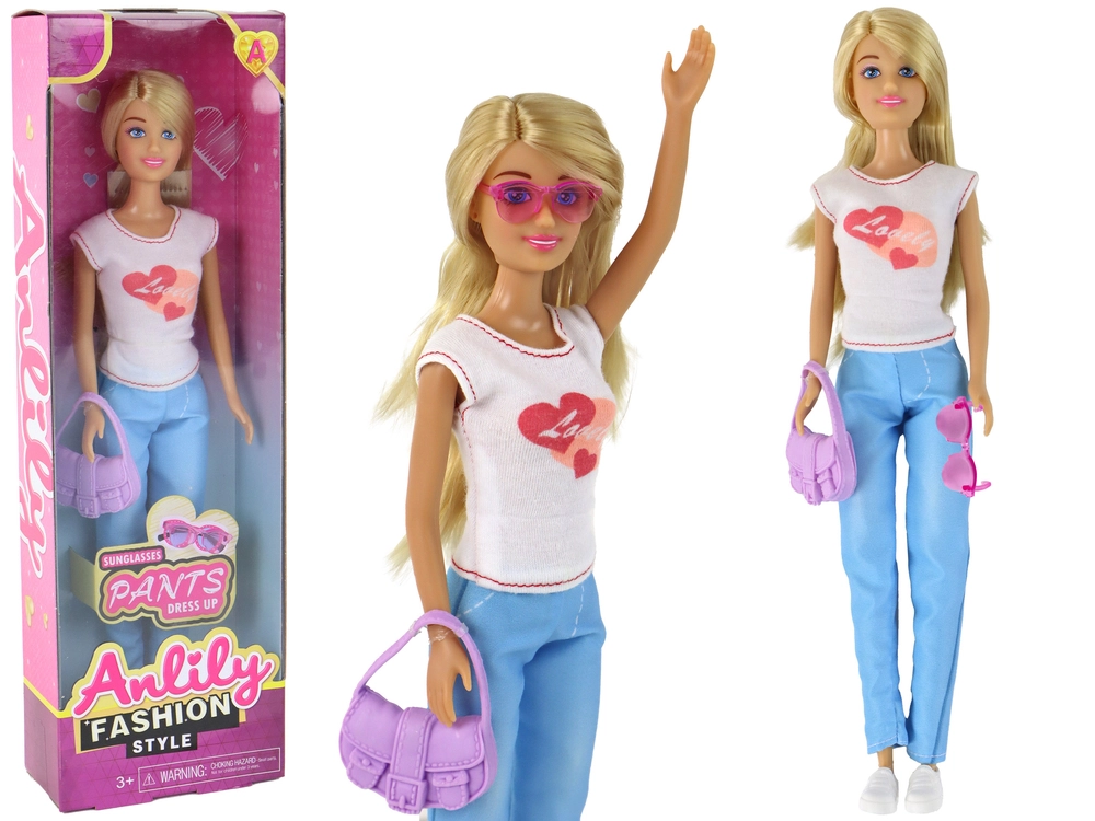 LEANToys Anlily s blond vlasmi
