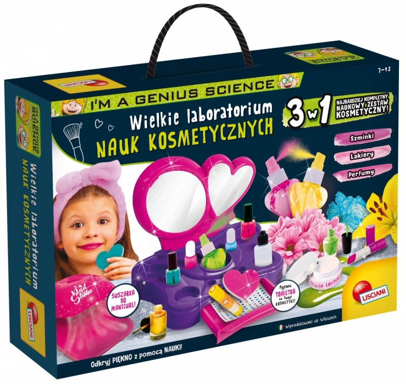 E-shop Lisciani Im a Genius Science Set Skvělá laboratoř kosmetické vědy