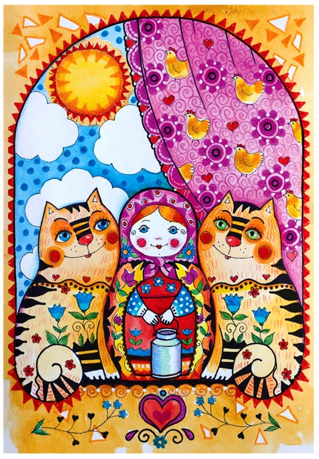 E-shop Puzzle Matryoshka 500 dielikov ANATOLIAN