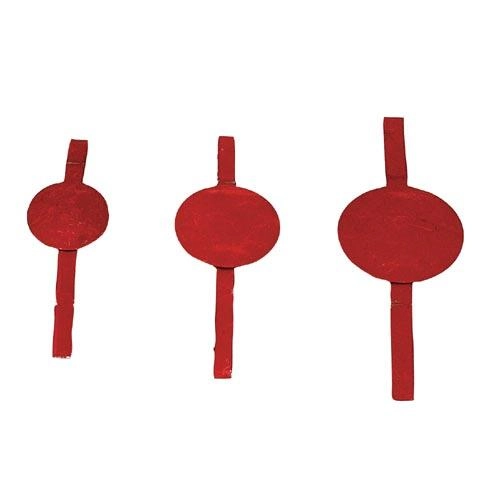 Krytka stĺpika Ø73 mm PVC červená