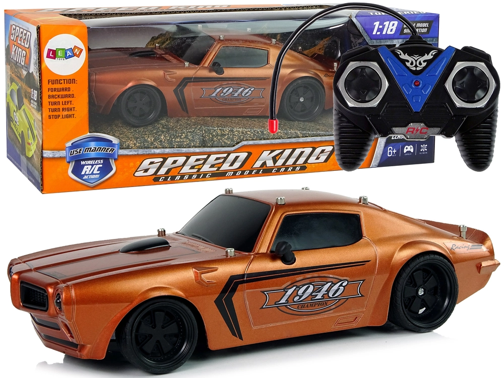 E-shop R/C 1:18 Hnedé športové auto Champion Pilot