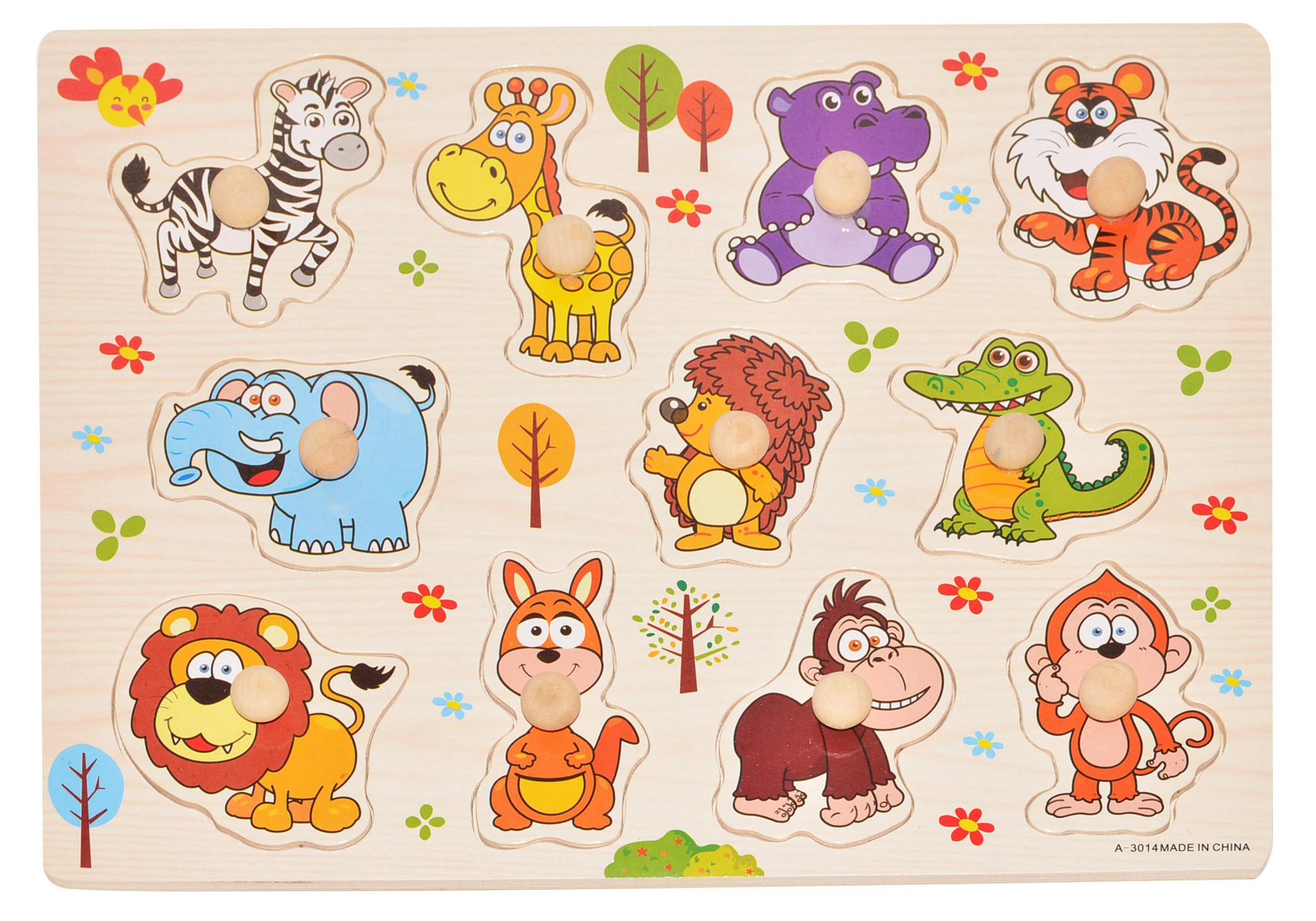 E-shop Wiky vkladacie puzzle zvieratá