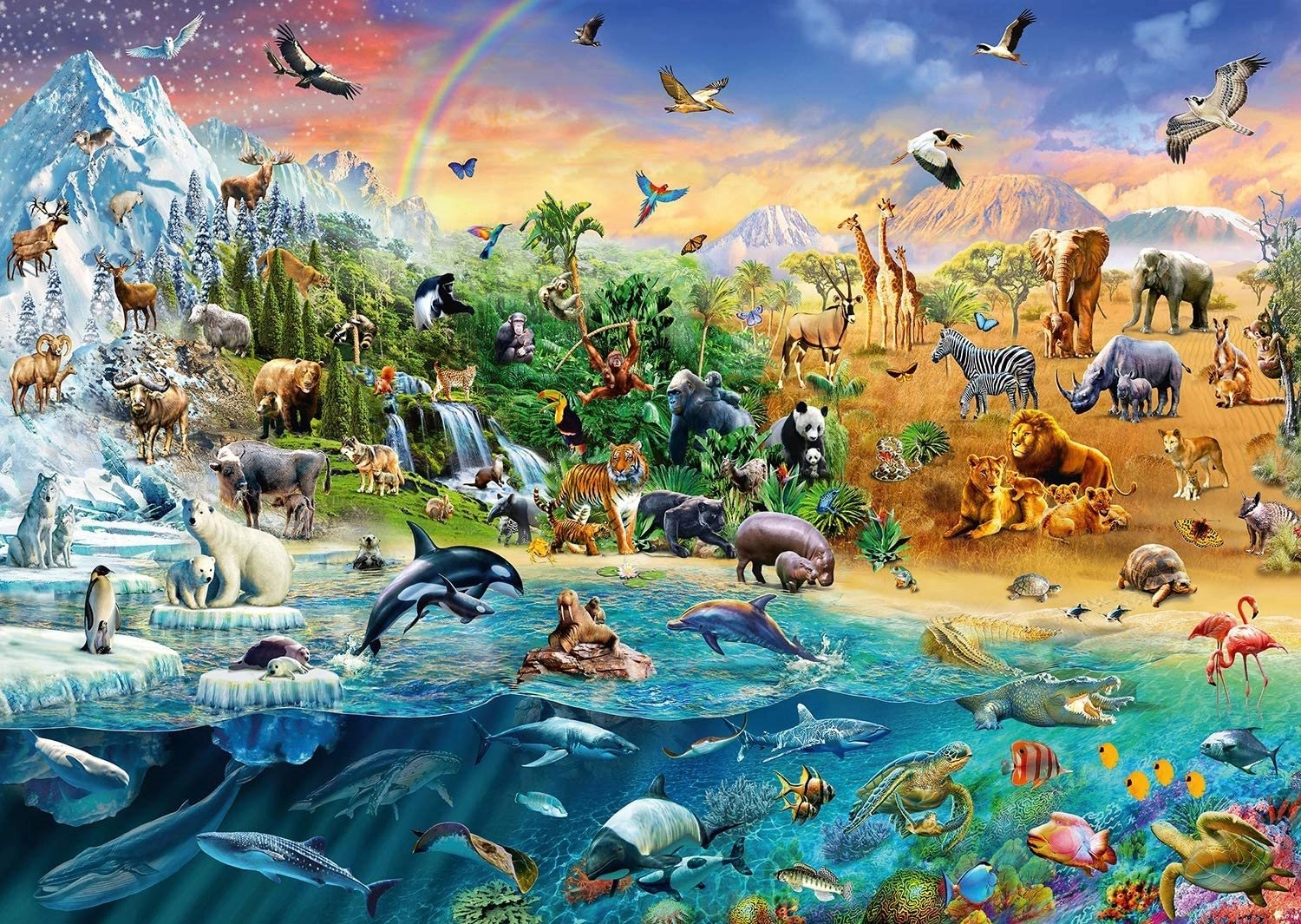 E-shop Schmidt The world of animals 1000 dielov