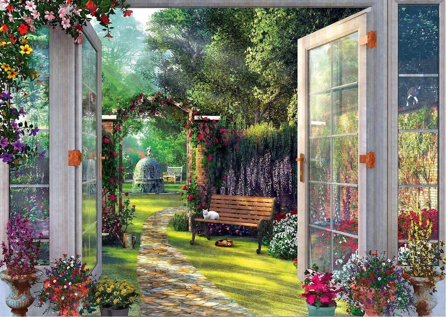 E-shop Schmidt View of the Enchanted Garden 1000 dielov