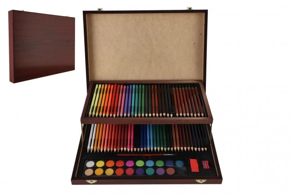 E-shop PADU Súprava na maľovanie Art box kreatívna sada 91ks v drevenom kufríku