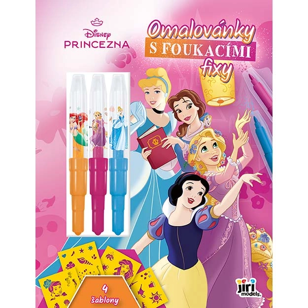 Disney princezny Omalovánky s kamínky