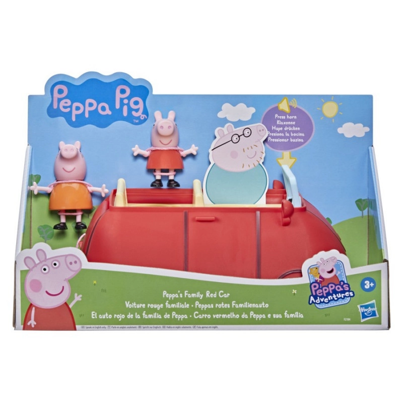 Peppa Pig rodinné auto s figúrkami Peppa a Mama prasiatko