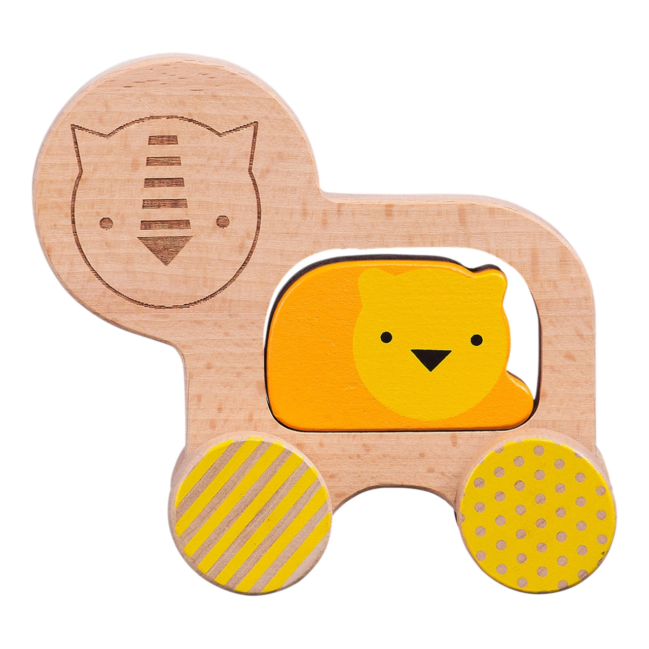 E-shop Drevený lev na kolieskach od Petit Collage