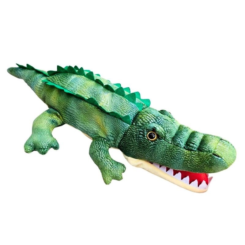 Plyšová maňuškova hračka krokodíl Berny