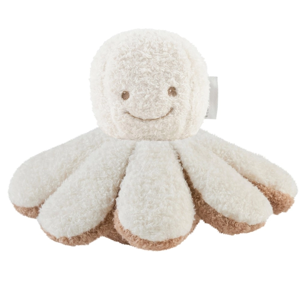 NATTOU Hračka plyšová chobotnička ecru 20cm, 0m+ 856270