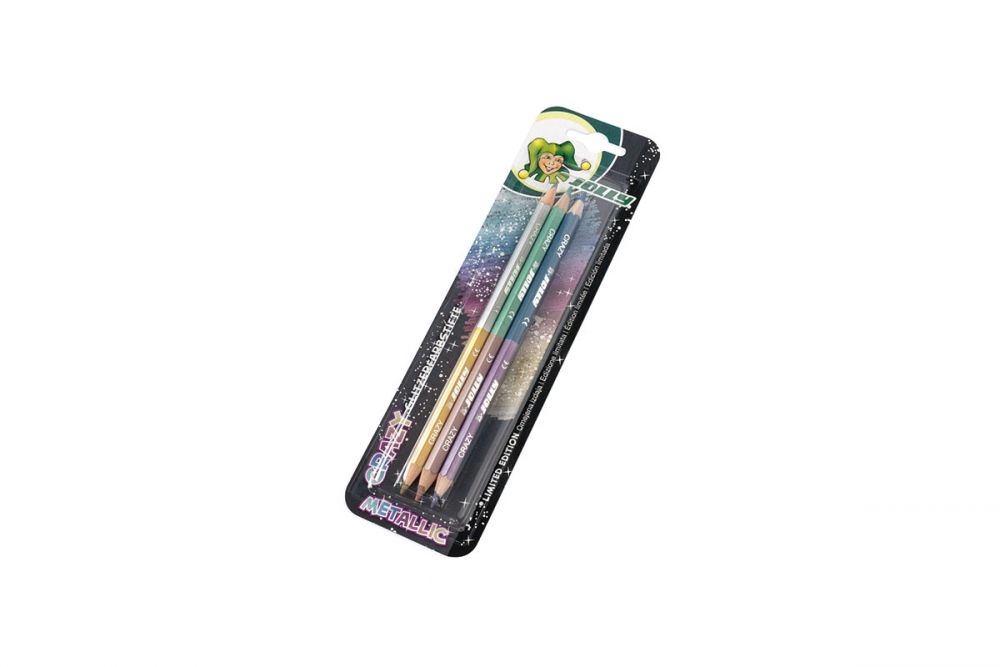 Obojstranné pastelky Crazy Metallic