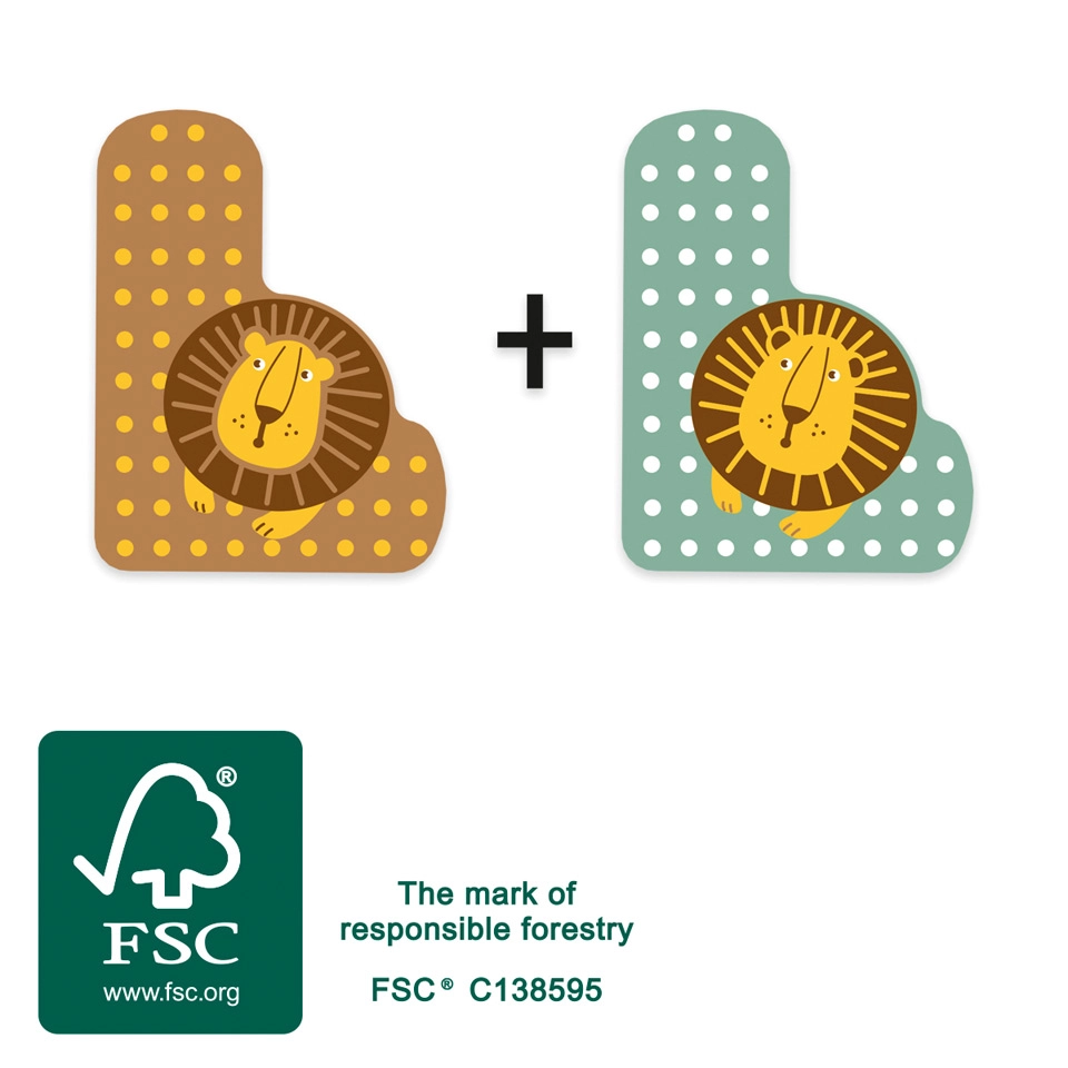 Small Foot drevené písmeno L