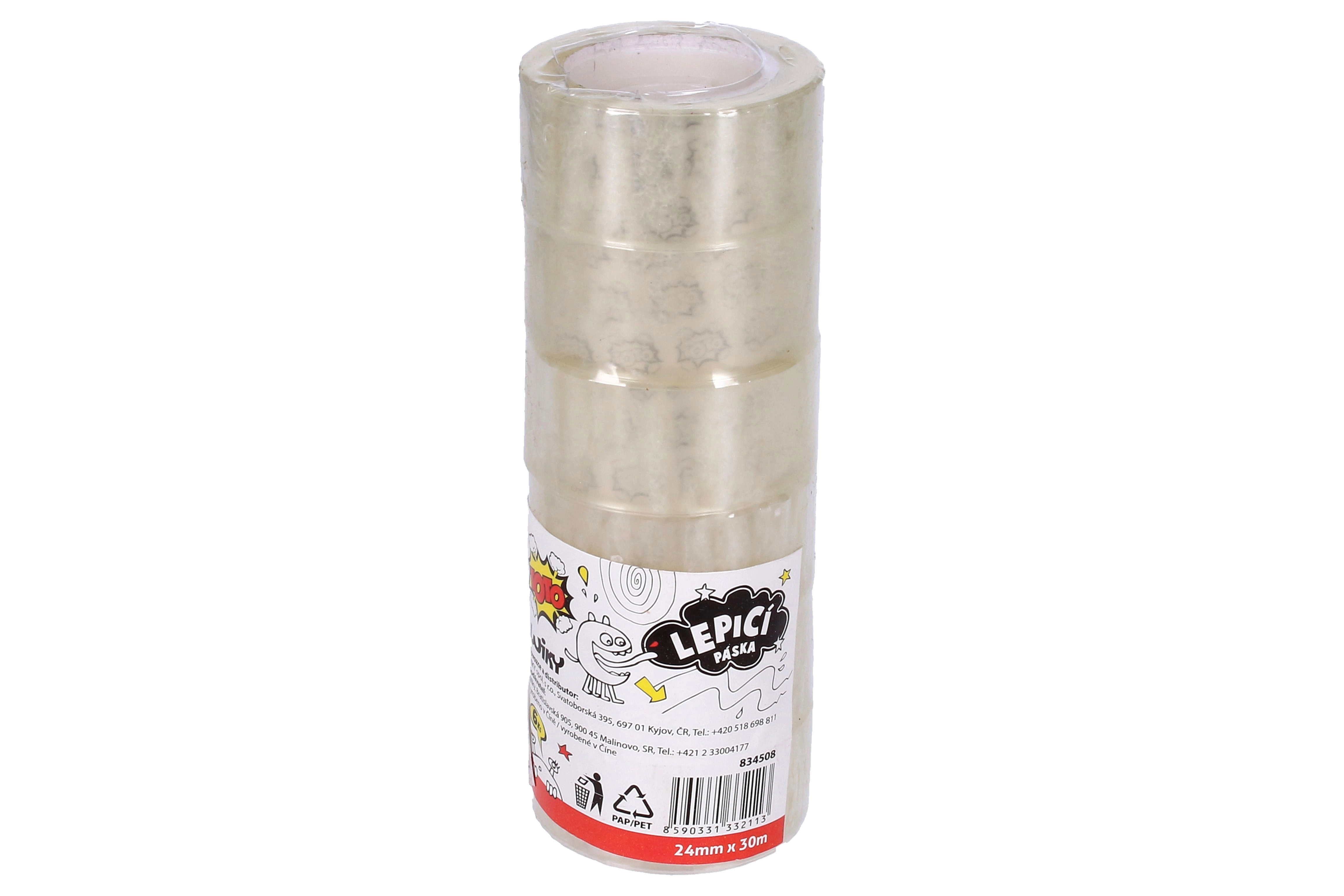 E-shop TOTO Lepiaca páska 24 mm x 30 m priehľadná
