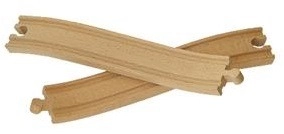 E-shop BABU vláčiky koľaj S 22,5 cm – 2 ks