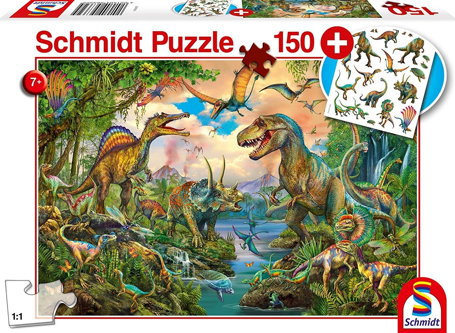 E-shop Schmidt Dinosauři 150 dielov