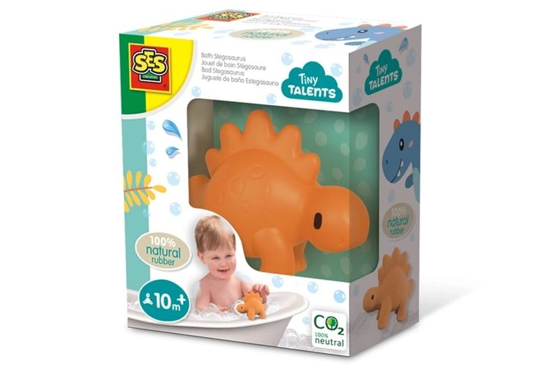 SES kúpace hračka stegosaurus zo 100% prírodného kaučuku