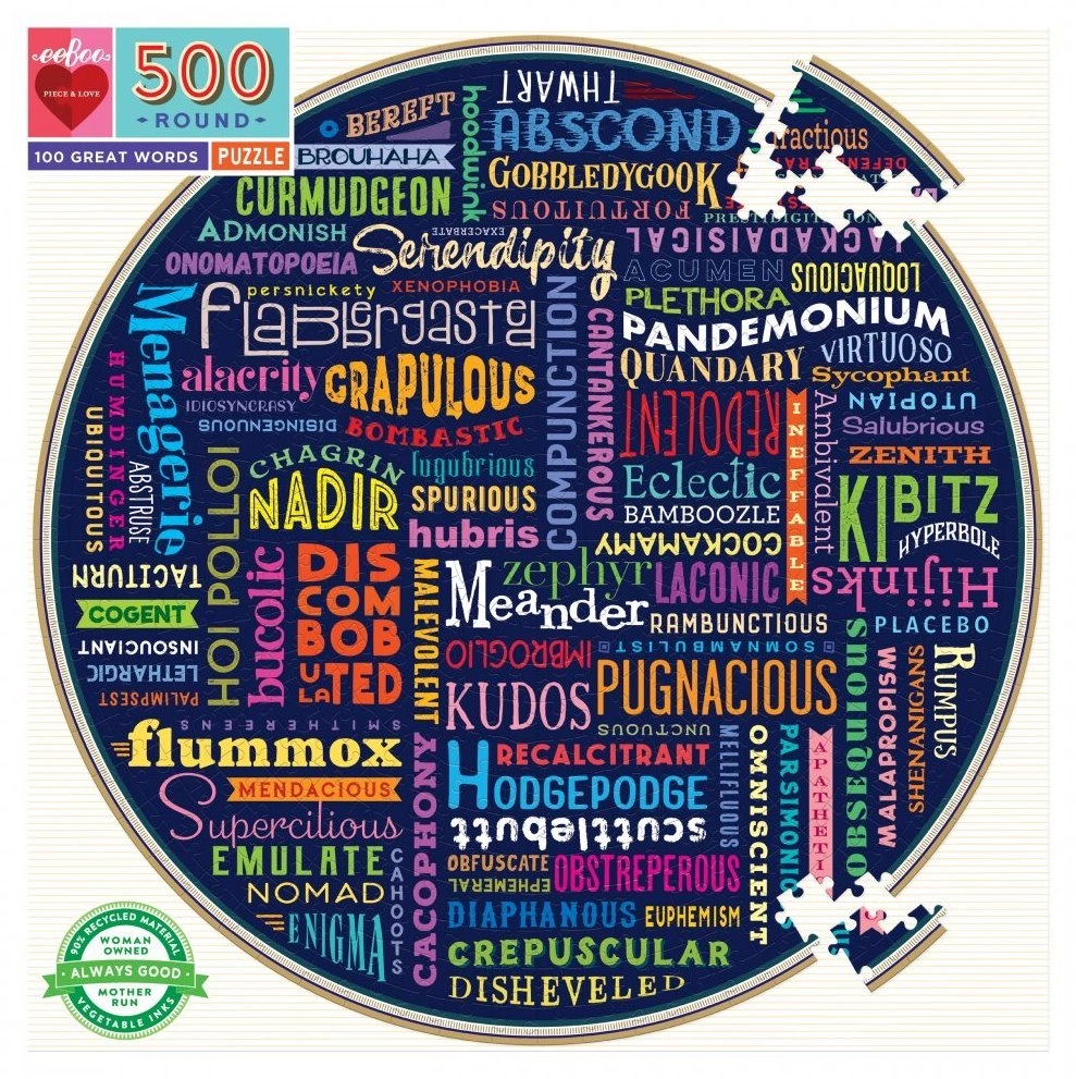 E-shop EEBOO Kulaté 100 skvělých slov 500 dielov