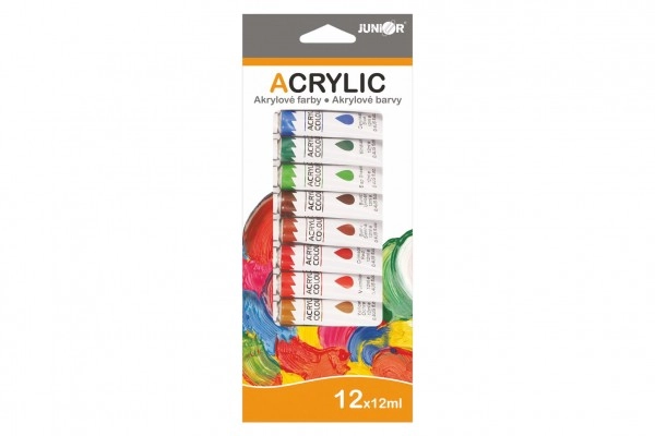 E-shop Farby akrylové 12 ml sada 12 ks