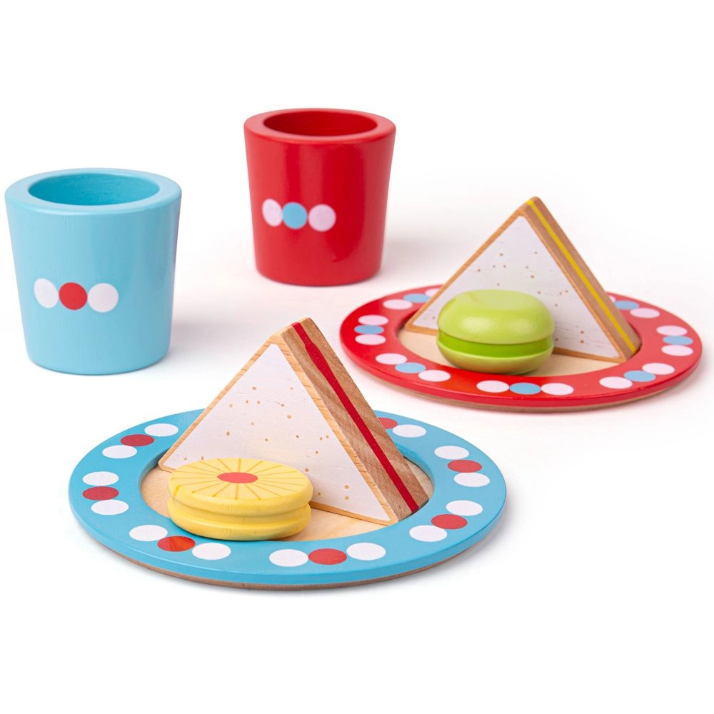 E-shop Bigjigs Toys set svačinka s puntíky