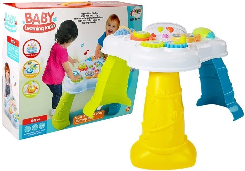 E-shop Leantoys Educational Table Birthday Sweets se zvuky pro dítě