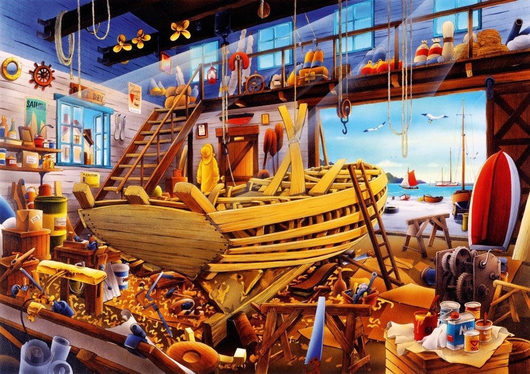 E-shop Bluebird Boat Yard 1000 dielov
