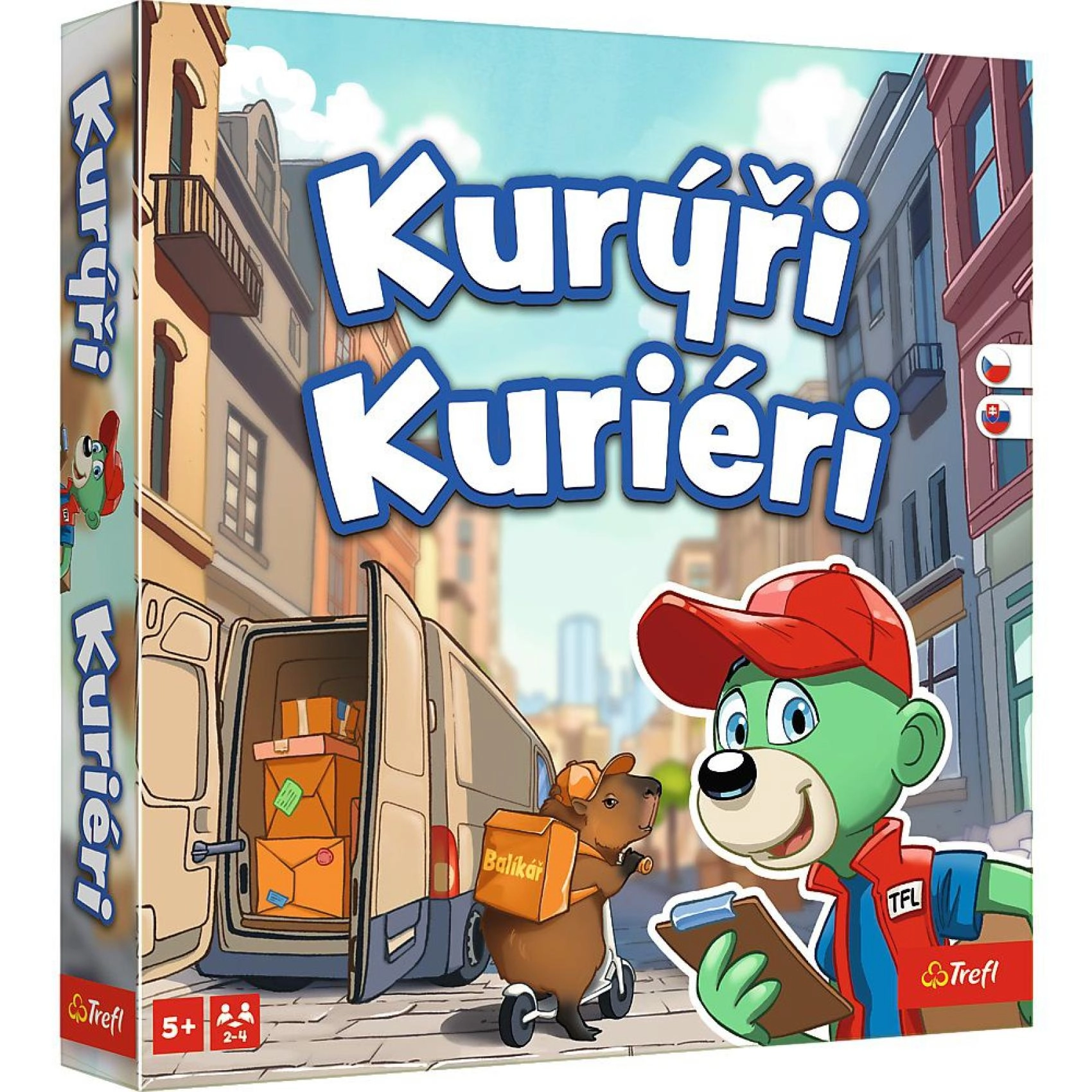 Kuriéri – spoločenská hra v krabici 26 × 26 × 4 cm - 1 kus
