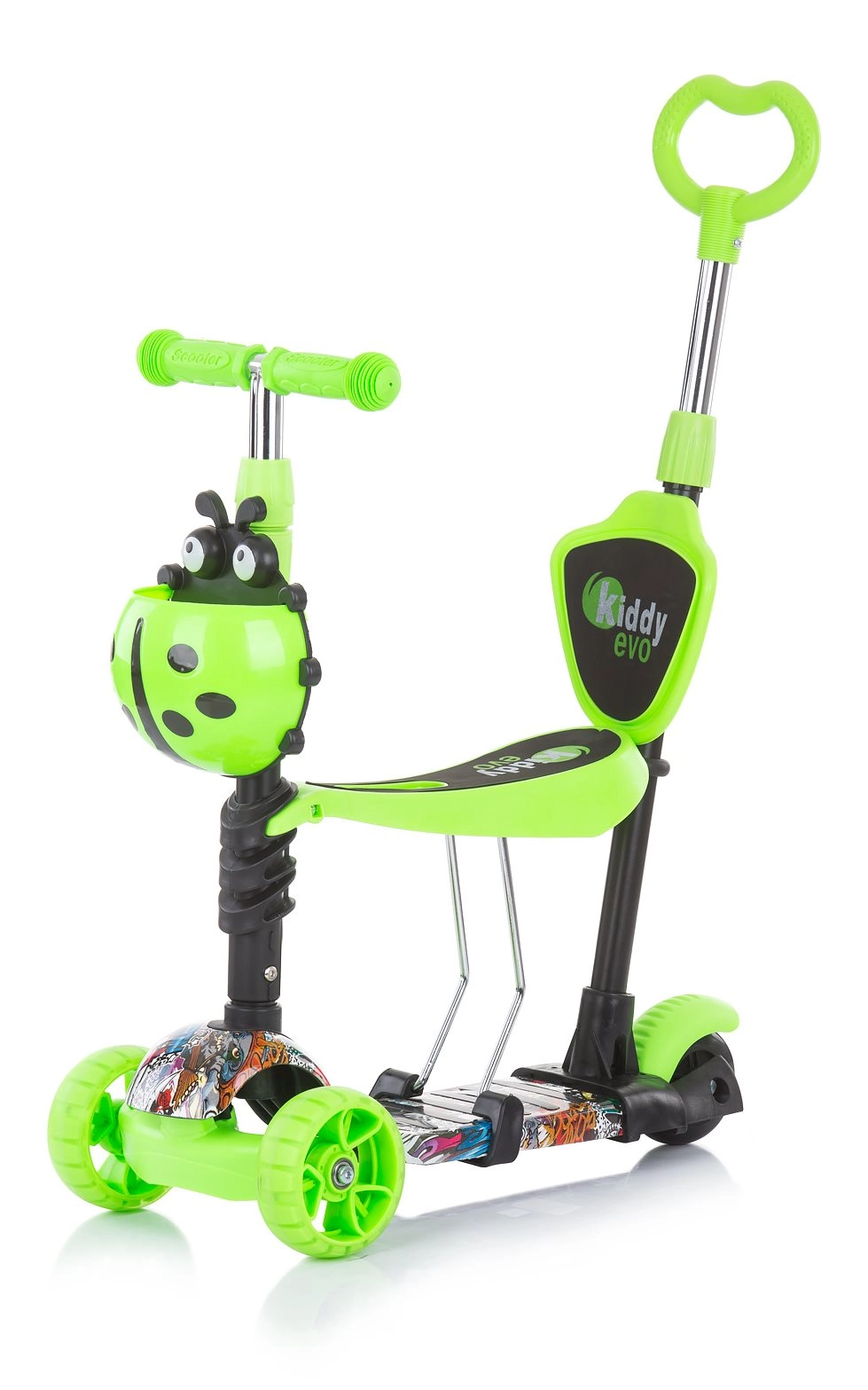 E-shop Chipolino Kiddy Evo 2v1 Graffiti zelená