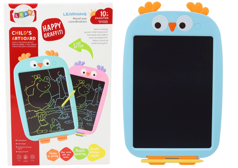 E-shop Tablet na kreslenie s motívom Vtáčika, modrý