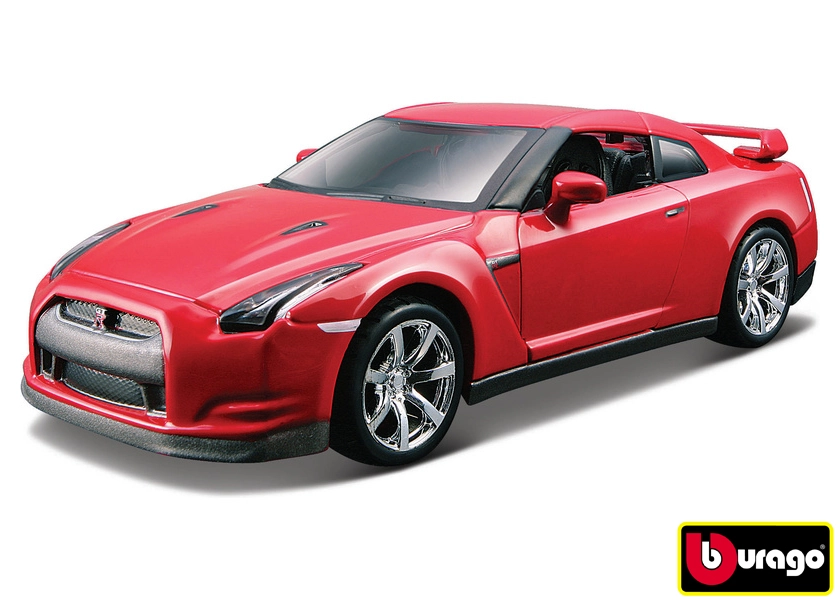 E-shop Bburago Nissan GT R R35 2009 červená 1:32