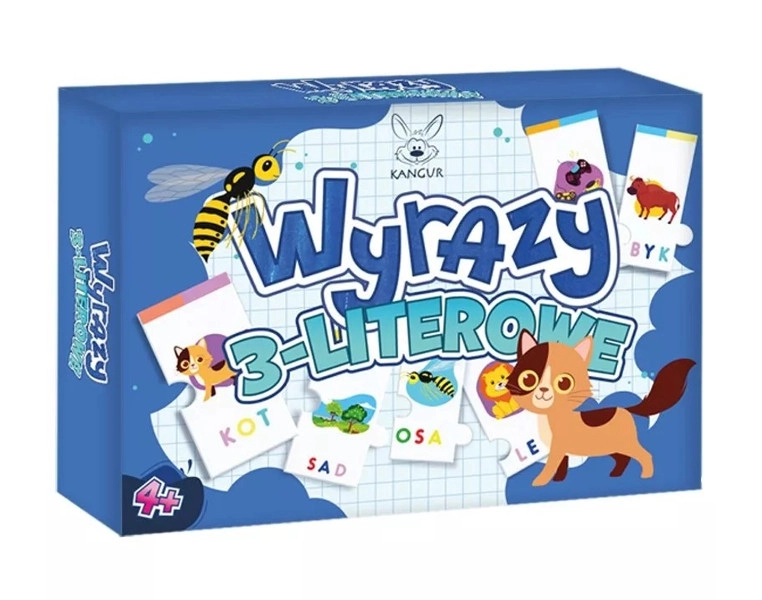 E-shop Trojpísmenové slová – vzdelávacie puzzle
