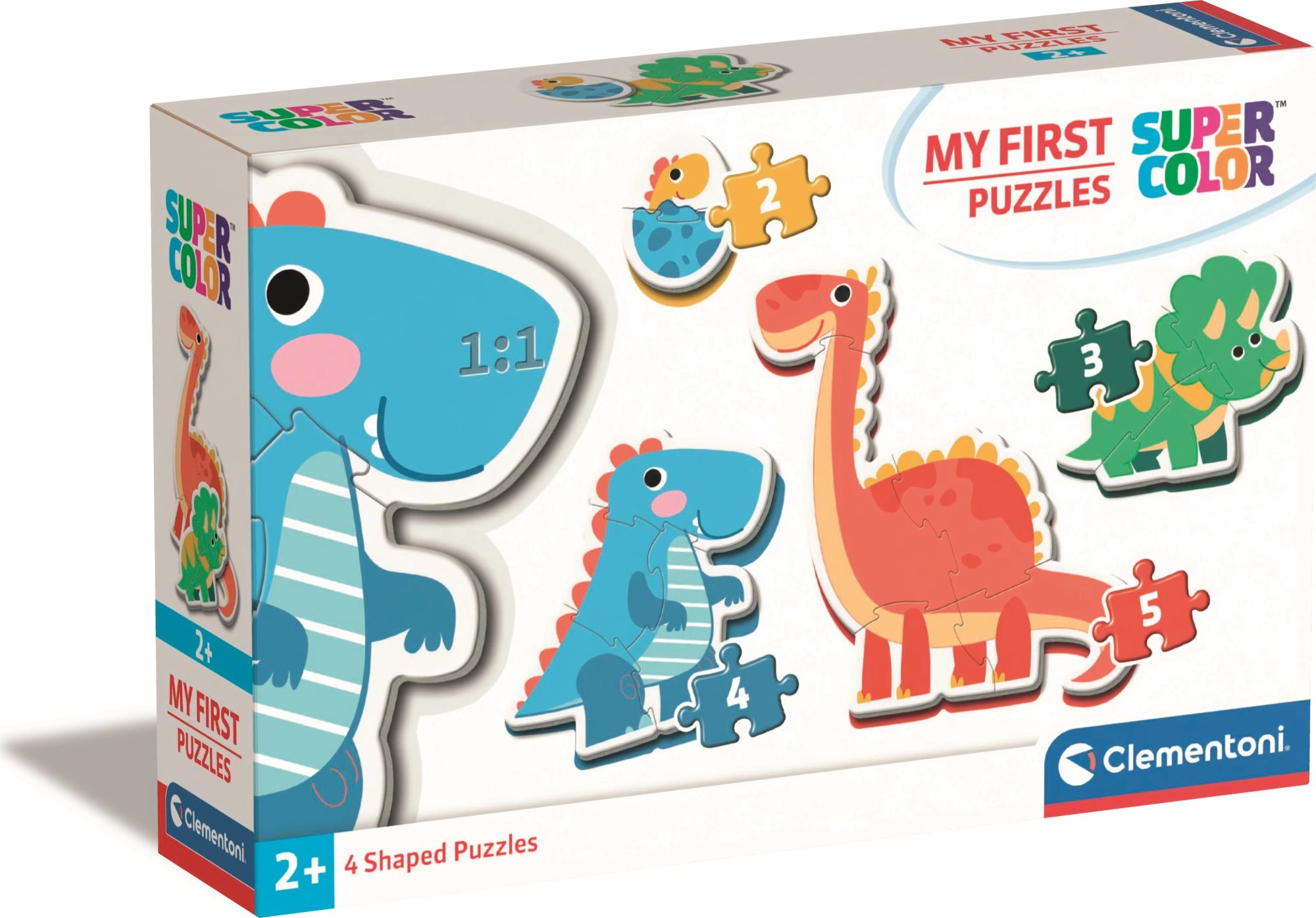 E-shop CLEMENTONI Moje první Dinosauři 4v1 2,3,4,5 dielov