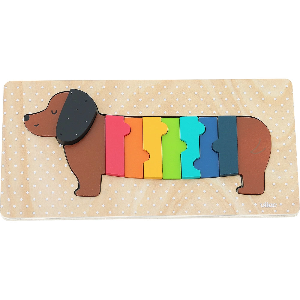Vilac vkladacie puzzle Psík