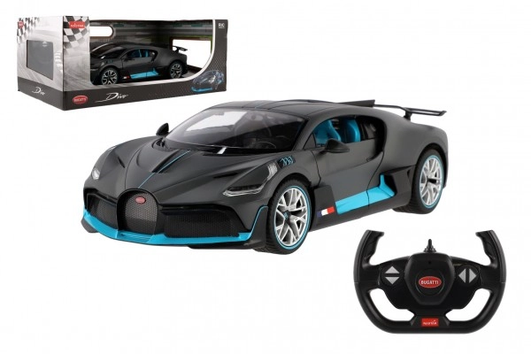 E-shop RC auto BUGATTI Divo 1:14 sivé 2,4 GHz s otváracími dverami