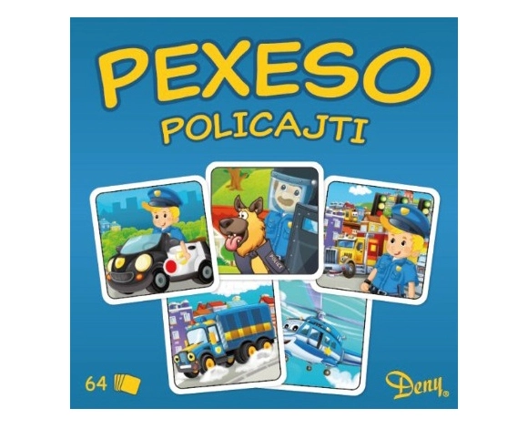E-shop Pexeso Policajti – cestovné pexeso s policajnými obrázkami